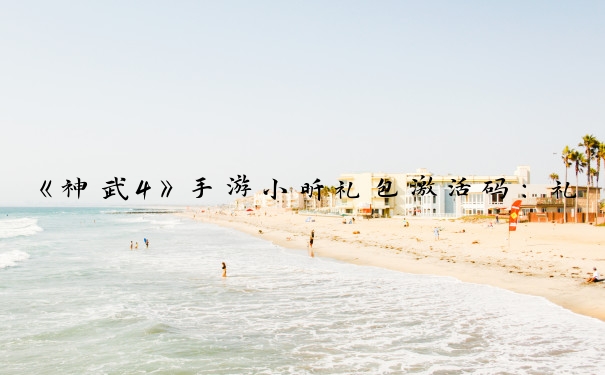 《神武4》手游小昕礼包激活码：礼包兑换码领取地址全分享