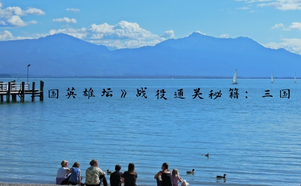 《三国英雄坛》战役通关秘籍：三国英雄坛攻略