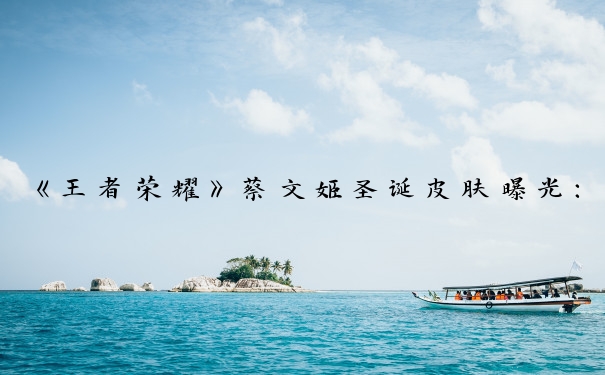《王者荣耀》蔡文姬圣诞皮肤曝光：可爱萝莉的圣诞节新皮肤