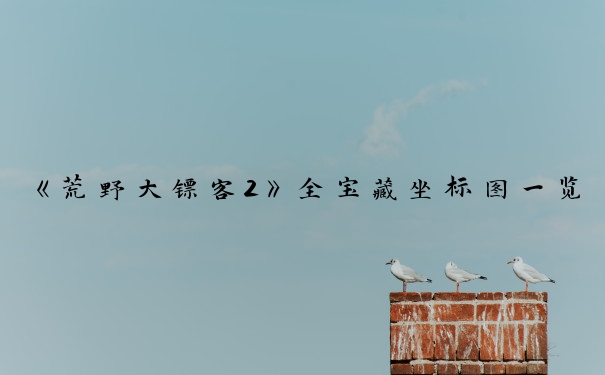 《荒野大镖客2》全宝藏坐标图一览_荒野大镖客2藏宝图