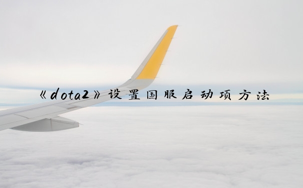 《dota2》设置国服启动项方法介绍_dota2国服启动项