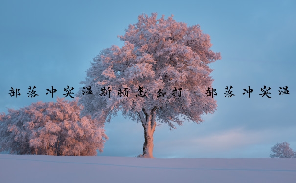 部落冲突温斯顿怎么打　部落冲突温斯顿怎么打的