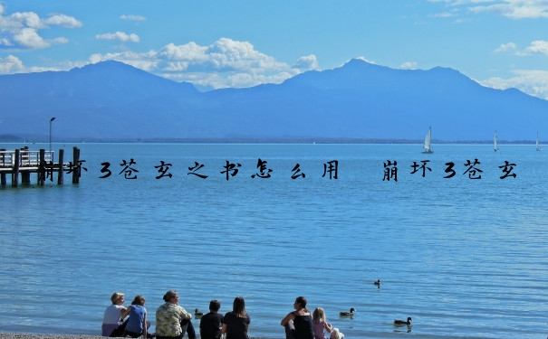 崩坏3苍玄之书怎么用　崩坏3苍玄之书怎么用不了