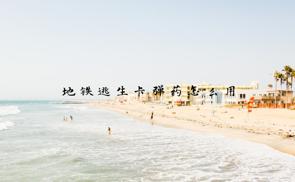 地铁逃生卡弹药怎么用