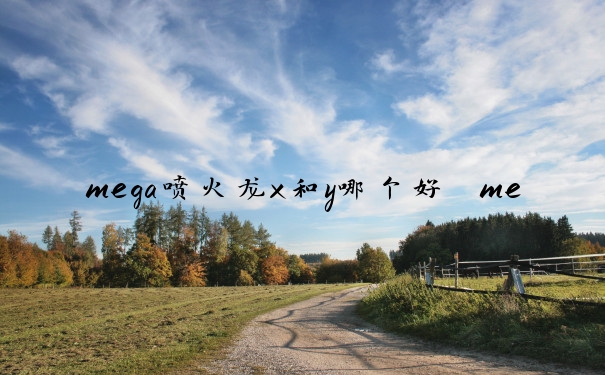 mega喷火龙x和y哪个好　mega喷火龙x好还是y好