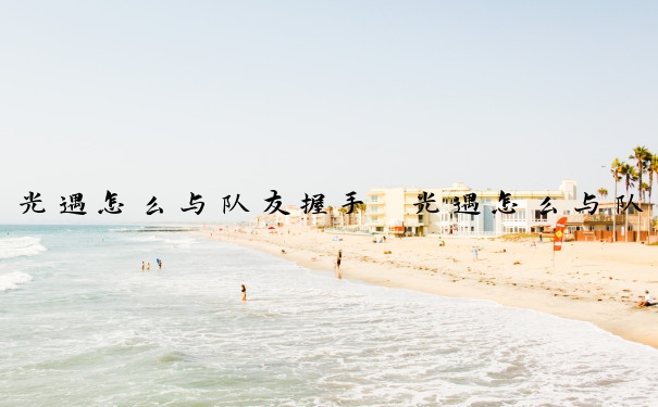光遇怎么与队友握手　光遇怎么与队友握手的