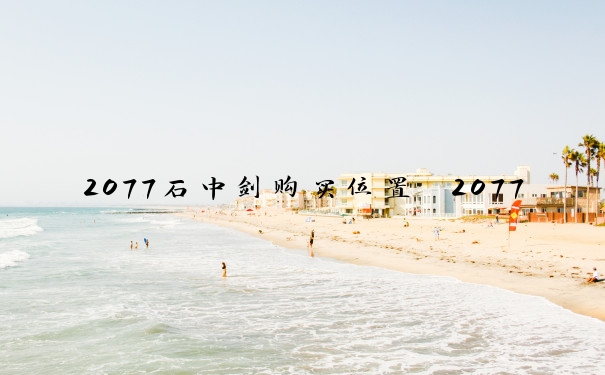 2077石中剑购买位置　2077石中剑在哪里买