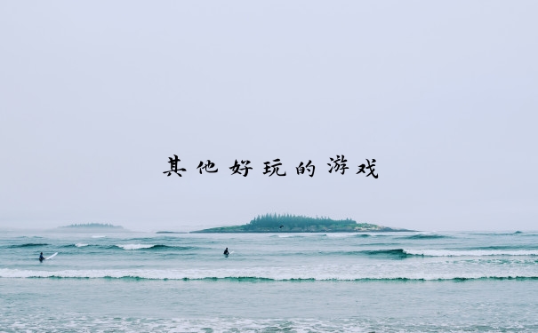 其他好玩的游戏