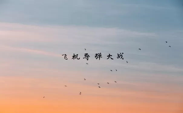 飞机导弹大战