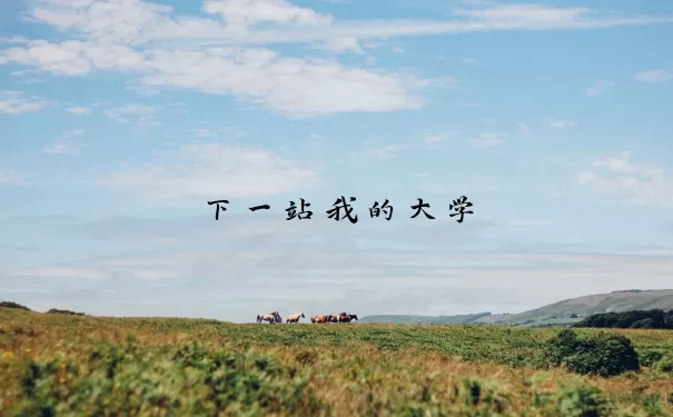下一站我的大学