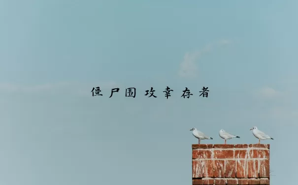 僵尸围攻幸存者