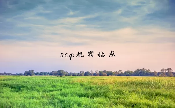 scp机密站点
