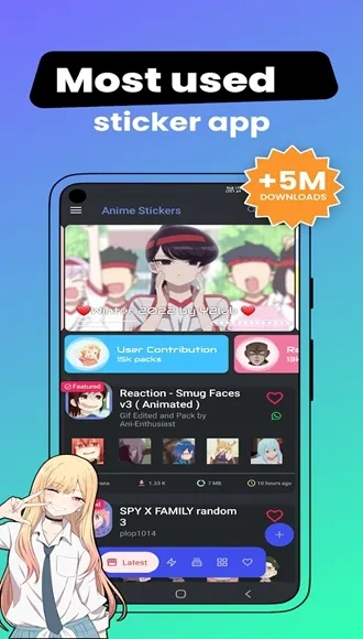 动漫表情包Anime Stickers高级解锁版