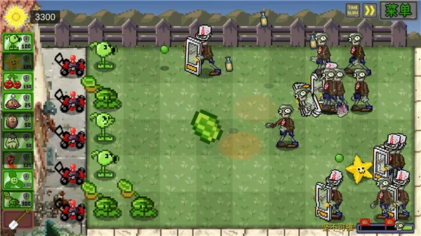 植物大战僵尸一坨马像素版