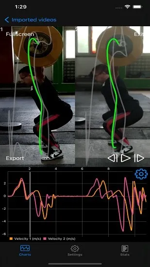 WL Analysis杠铃轨迹跟踪