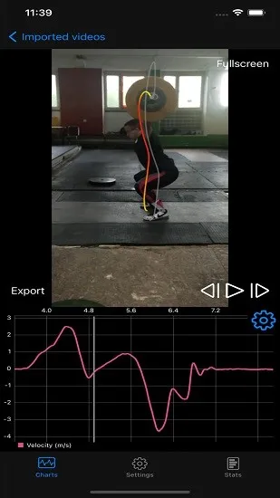 WL Analysis杠铃轨迹跟踪