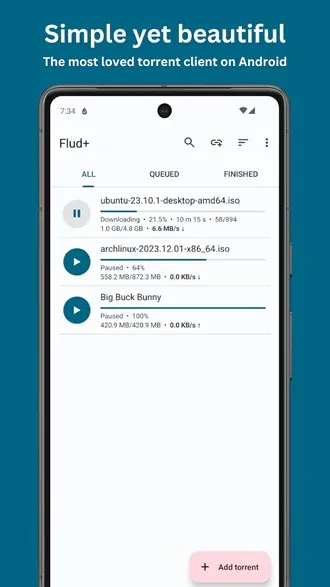 Flud种子客户端去广告版