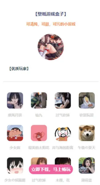壁纸游戏盒子