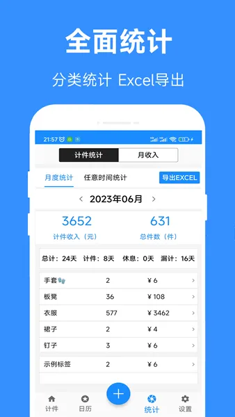 61计件
