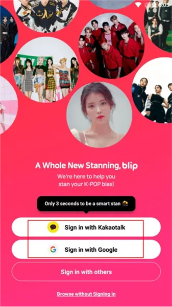 blip韩国软件